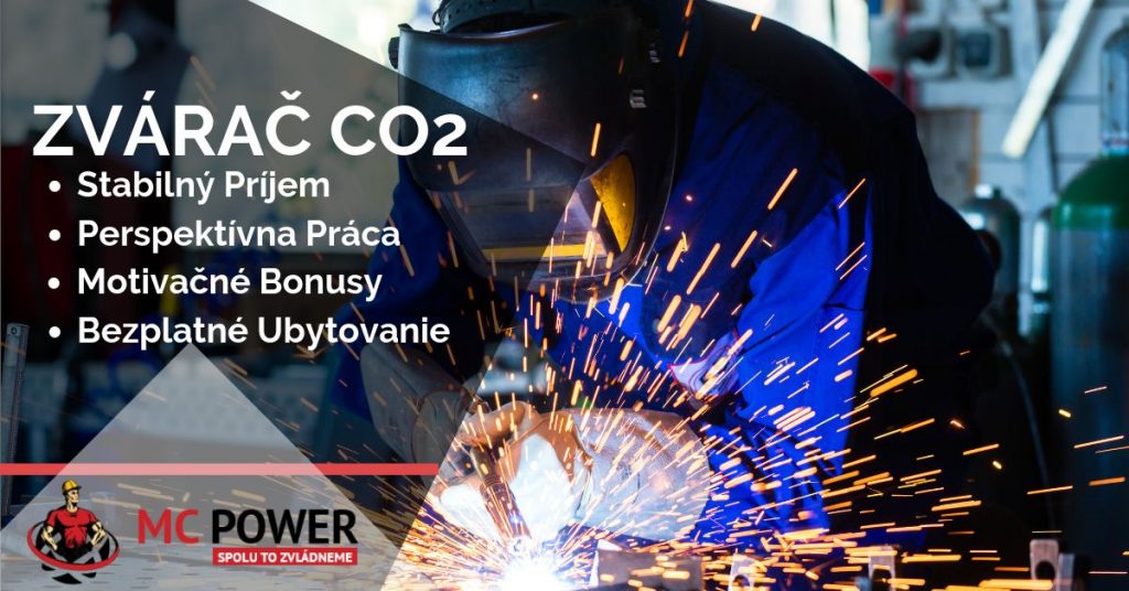 Ponuka práce: Zvárač CO2 | MC Power